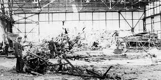 Zračna luka Borongaj, nakon bombardovanja savezničke avijacije 12. travnja 1944. godine (B)